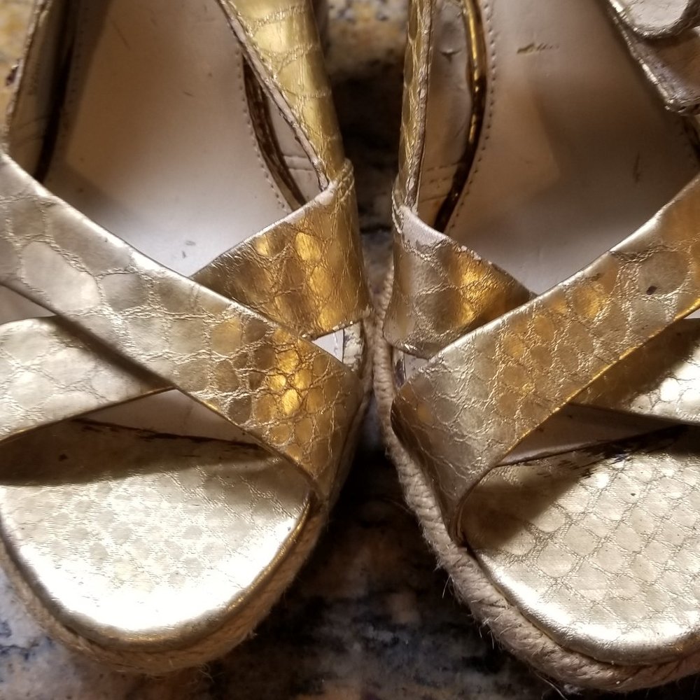 Gold Platform Heel Vintage  SAO PAULO